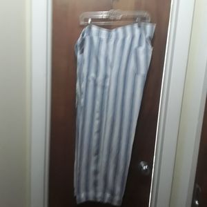 Westport cotton striped slacks . Sixe 1X